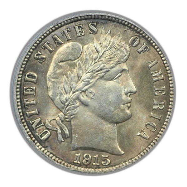 1915 Barber Dime 10C PCGS MS64 CAC - Image 3