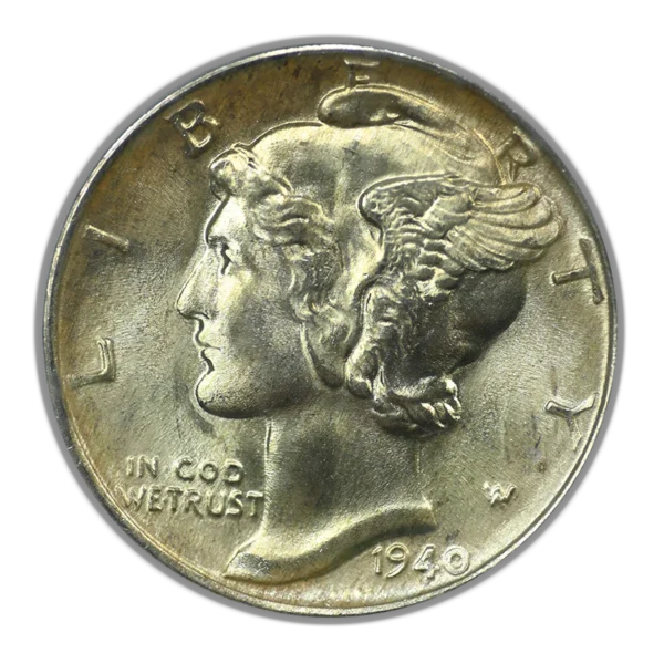1940 Mercury Dime 10C PCGS MS67 - Image 3
