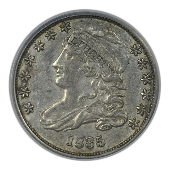 1835 Capped Bust Dime 10C PCGS XF45 - Image 3