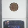1857 Flying Eagle Cent 1C NGC MS63 CAC - Image 2