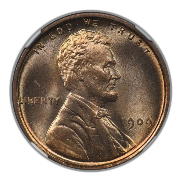 1909 VDB Lincoln Wheat Cent 1C NGC MS65RB - NICE COLOR! - Image 3
