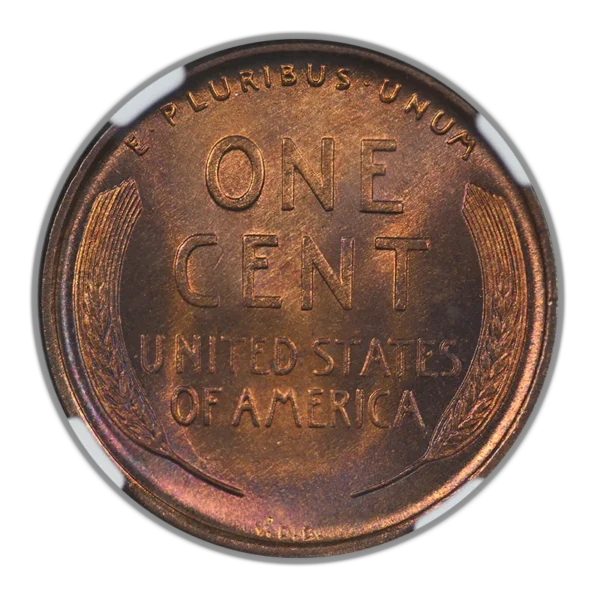 1909 VDB Lincoln Wheat Cent 1C NGC MS65RB - NICE COLOR! - Image 4