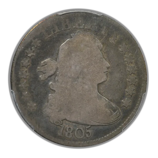 1805 Draped Bust Quarter 25C PCGS G04 - Image 3