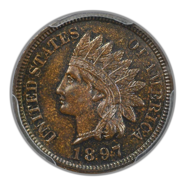 1897 Proof Indian Head Cent 1C PCGS PR63BN - Image 3