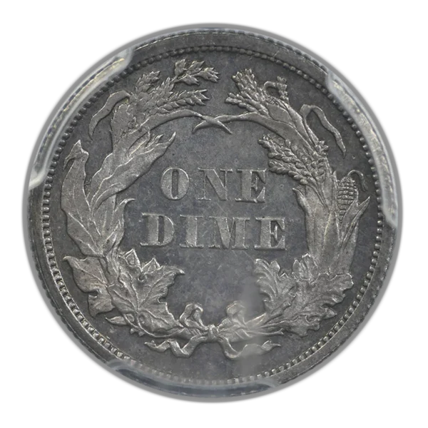 1872 Proof Liberty Seated Dime 10C PCGS PR64 CAMEO - Image 4