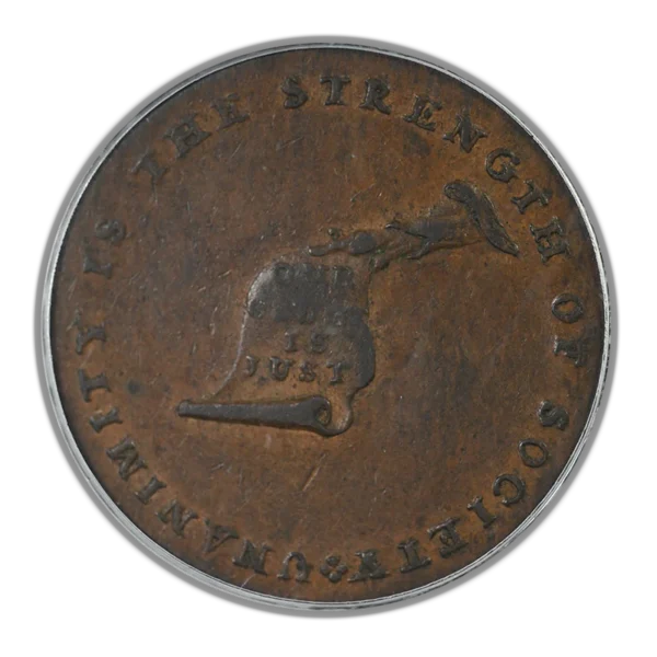 Kentucky Cent Colonial Copper Token PCGS AU53 - Lancaster Edge - Image 3