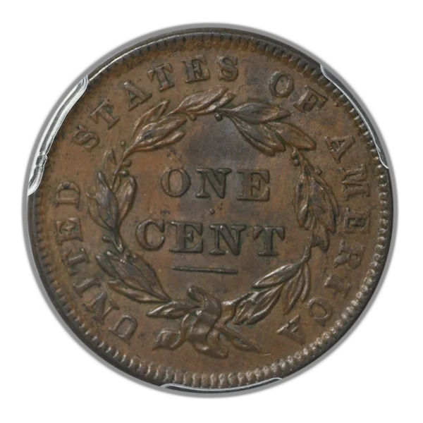 1838 Coronet Head Large Cent 1C PCGS MS62BN - Image 4