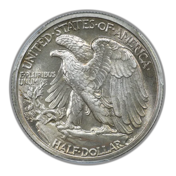 1942 Proof Walking Liberty Half Dollar 50C PCGS PR67+ CAC - Image 4