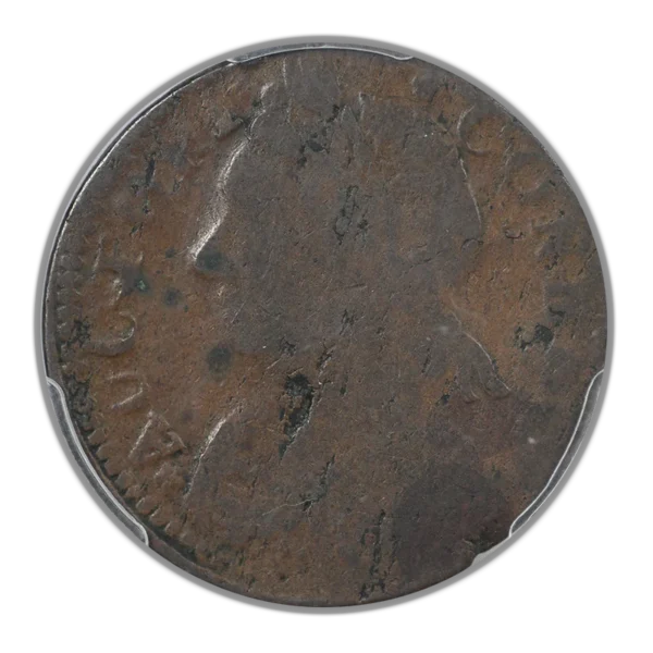 1787 Connecticut Mailed Bust Facing Left Copper Colonial Cent PCGS G04 - Image 3