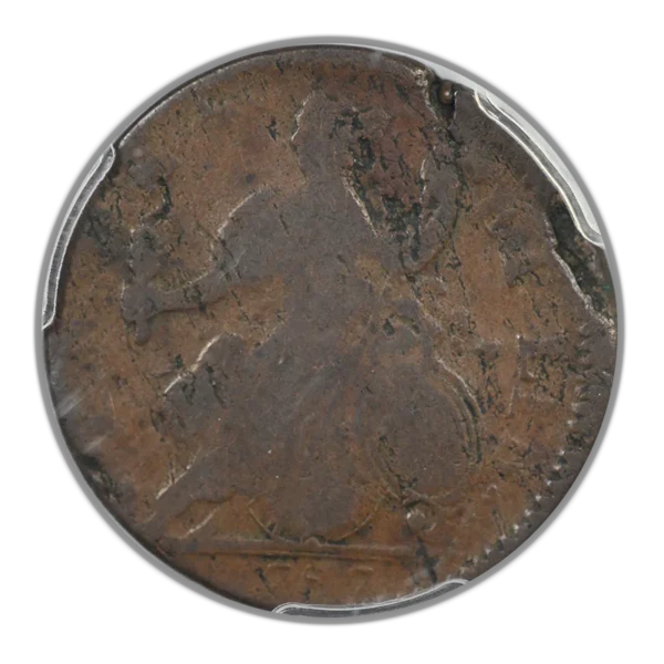 1787 Connecticut Mailed Bust Facing Left Copper Colonial Cent PCGS G04 - Image 4