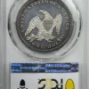 1864 Proof Liberty Seated Dollar $1 PCGS PR63CAM - Image 2