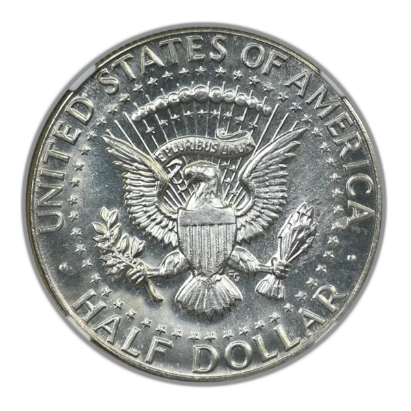 1970-D Kennedy Half Dollar 50C NGC MS64PL - Prooflike - Image 4