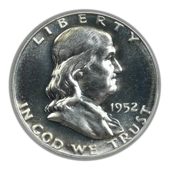 1952 Proof Franklin Half Dollar 50C PCGS PR67 - Image 3