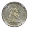 1857-O Liberty Seated Half Dime H10C NGC AU58 - Image 3