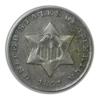 1851 Three Cent Silver Piece 3CS PCGS XF40 OGH - Image 3
