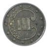 1851 Three Cent Silver Piece 3CS PCGS XF40 OGH - Image 4