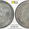 1861 Liberty Seated Half Dime H10C PCGS MS66 - Image 3
