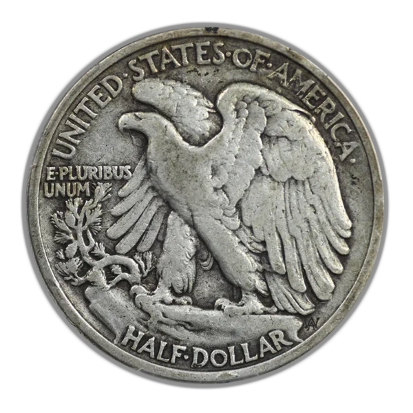 1919 Walking Liberty Half Dollar 50C PCGS VF20 CAC - Image 4
