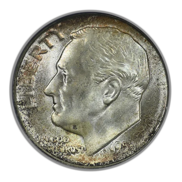1954-S Roosevelt Dime 10C NGC Fatty MS67 - Image 3