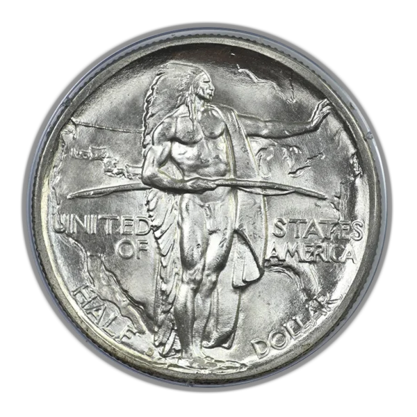 1938-D Oregon Trail Classic Commemorative Half Dollar 50C PCGS Ratter MS65 CAC - Image 3