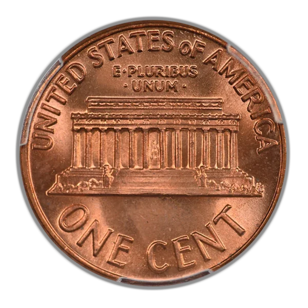 1971 Doubled Died Obverse Lincoln Memorial Cent 1C PCGS MS64RD - Minor Variety - Image 4