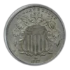 1867 Shield Nickel 5C PCGS AU58 - No Rays - Image 3