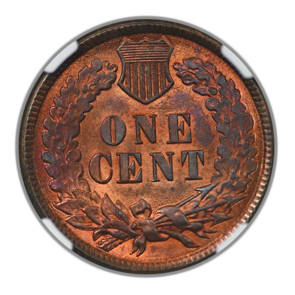 1893 Bronze Indian Head Cent 1C NGC MS64RB - Image 4