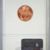 1995 Doubled Die Obverse Lincoln Memorial Cent 1C NGC MS68RD - Image 2