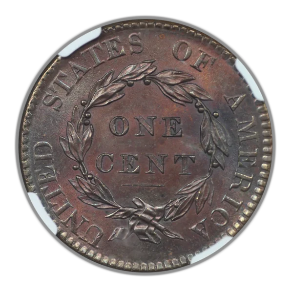1820 Coronet Head Large Cent 1C NGC MS64RB - Image 3