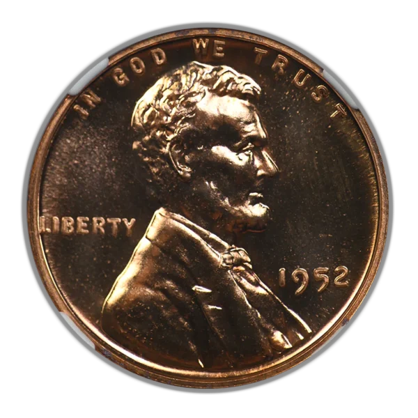 1952 Proof Lincoln Wheat Cent 1C NGC PF68RD - Image 3