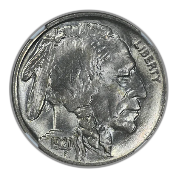 1920 Buffalo Nickel 5C NGC MS66 - Image 3