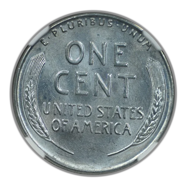 1943-D Steel Lincoln Wheat Cent 1C NGC MS67 CAC - Image 4