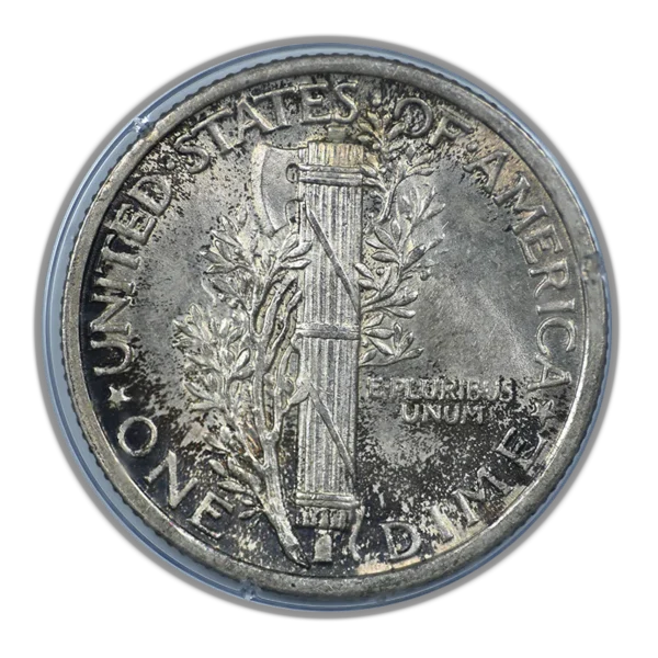 1916 Mercury Dime 10C PCGS Rattler MS64 - Image 4