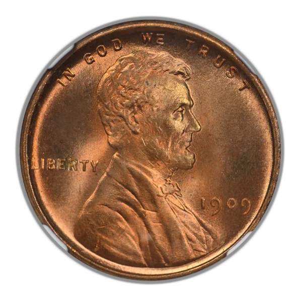 1909 VDB Lincoln Wheat Cent 1C NGC MS67+RD - Image 3