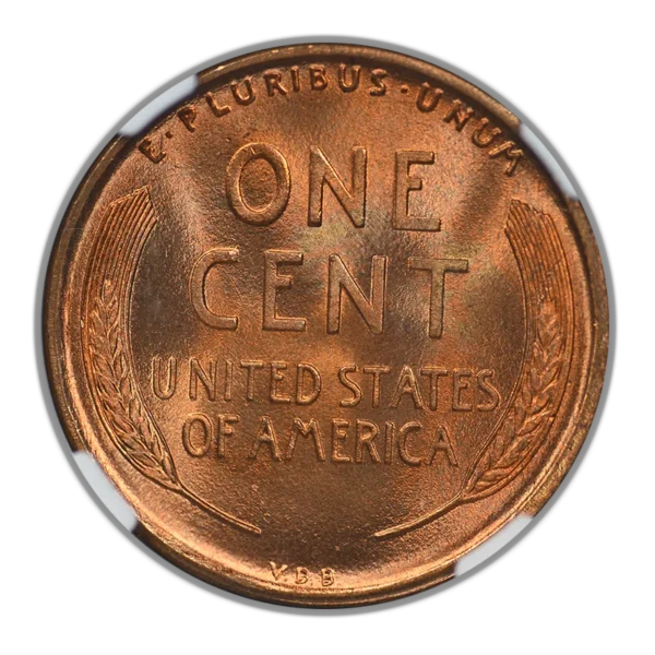 1909 VDB Lincoln Wheat Cent 1C NGC MS67+RD - Image 4