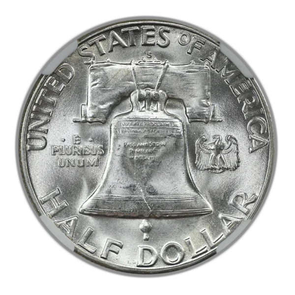1953-S Franklin Half Dollar 50C NGC MS66 - Image 4