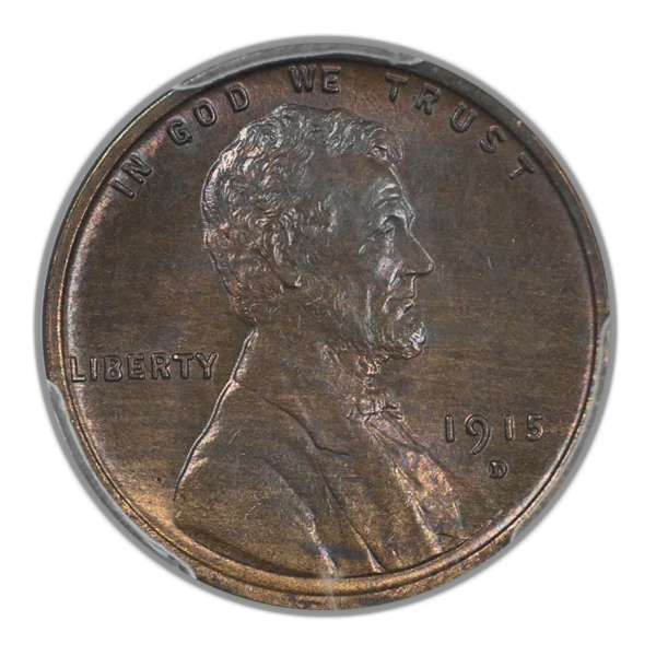 1915-D Lincoln Wheat Cent 1C PCGS MS65BN CAC - Image 3