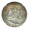 1958-D Franklin Half Dollar 50C NGC MS66FBL CAC - Full Bell Lines - RAINBOW TONED! - Image 4