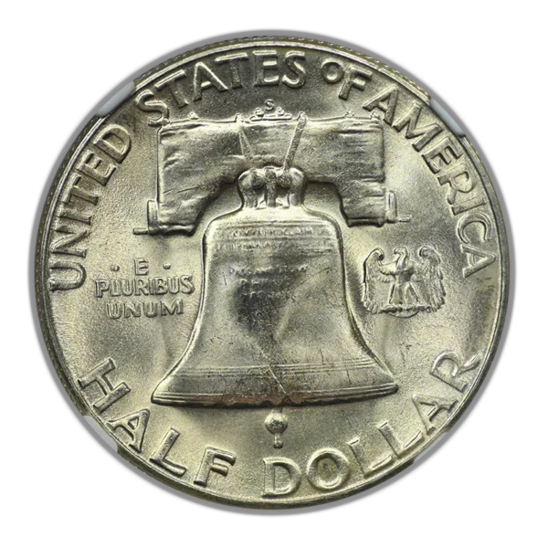 1953-S Franklin Half Dollar 50C NGC MS66 - Image 4