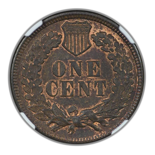 1897 Bronze Indian Head Cent 1C NGC MS63RB - Image 4