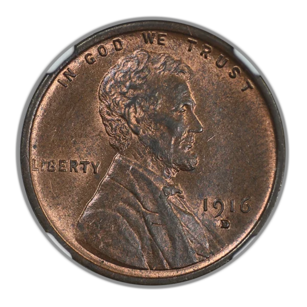 1916-D Lincoln Wheat Cent 1C NGC MS64RB - Image 3
