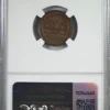 1917-D Lincoln Wheat Cent 1C NGC MS62BN - Image 2