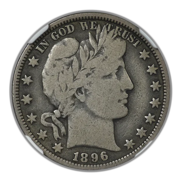 1896-O Barber Half Dollar 50C NGC VG10 - Image 3