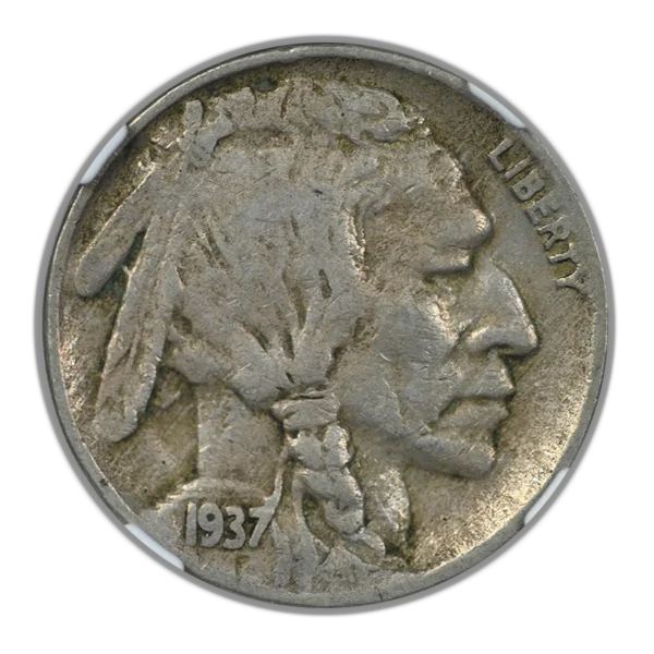 1937-D Buffalo Nickel 5C NGC VF30 - 3 Legs - Image 3