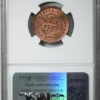 1856 Braided Hair Half Cent 1/2C NGC MS62BN C-1 - Image 2