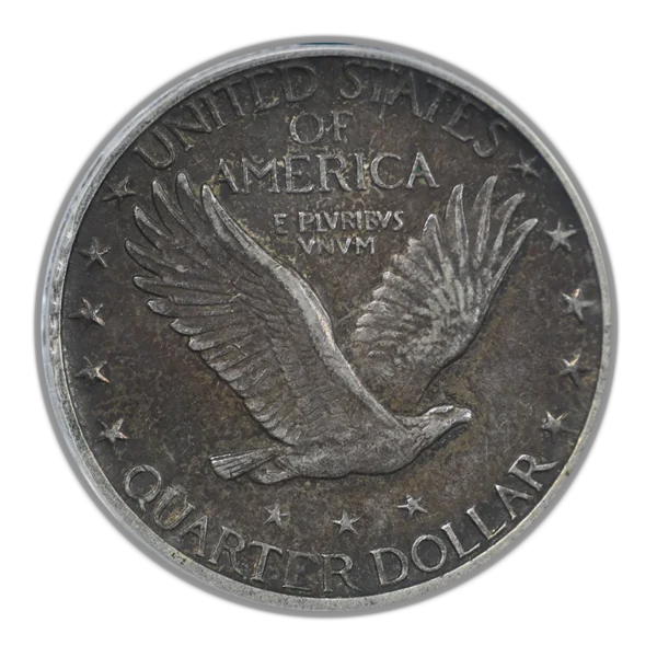 1917-D Type 2 Standing Liberty Quarter 25C PCGS XF40 - Image 4