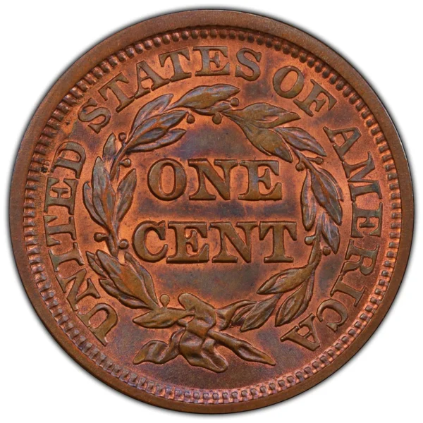 1846 1C TALL MS66 RB CACG - Image 3