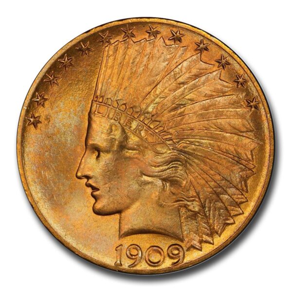 1909-S $10 Indian Gold Eagle MS-65 PCGS - Image 2