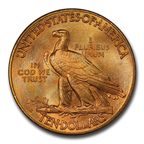 1909-S $10 Indian Gold Eagle MS-65 PCGS - Image 3