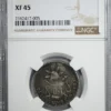 1878 MO M Mexico 25C Centavos NGC XF45